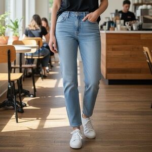 Old Navy Light Blue Straight Leg Jeans